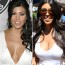 Kourtney Kardashian Breast Implants Before and After Pictures