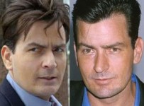 Charlie Sheen Nose Job before after Photos