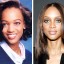 Tyra Banks nose job plastic surgery before and after photos 1