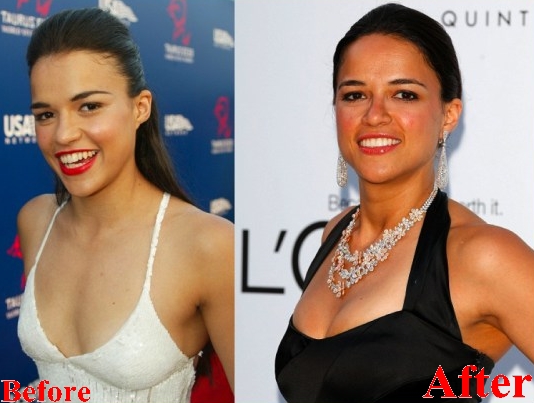 Michelle Rodriguez Plastic Surgery Before And After Breasts Implants Photos