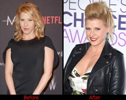 Jodie Sweetin breasts implants before and after photos